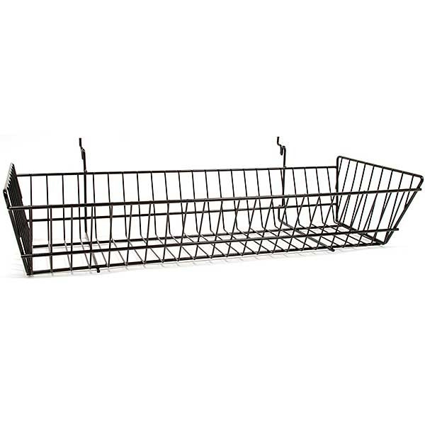 Wire Basket 24w x 10d x 5h - black