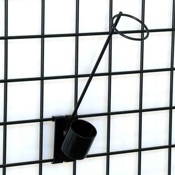 Flag Holder for gridwall - black
