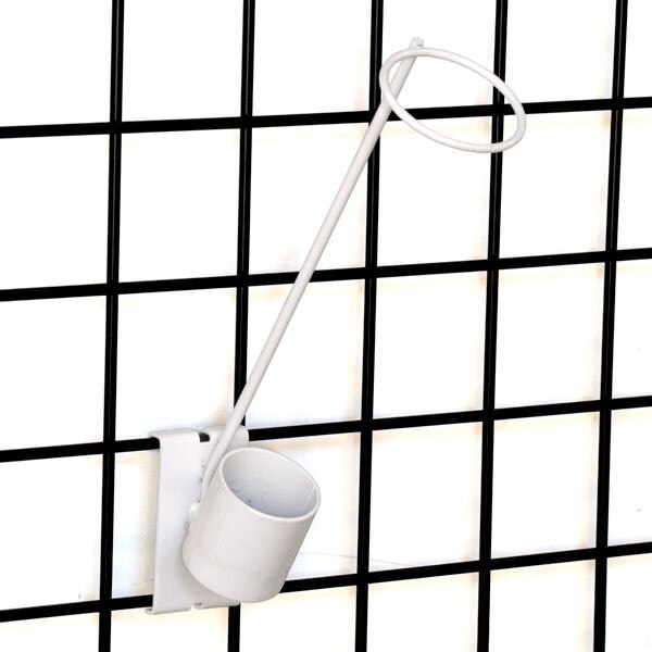 Flag Holder for gridwall - white