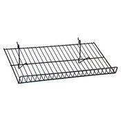 Sloping shelf 23-1/2"w x 12"d Universal fit - black