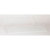 Double shirt shelf 23-1/2"w x 14"d Universal fit - white