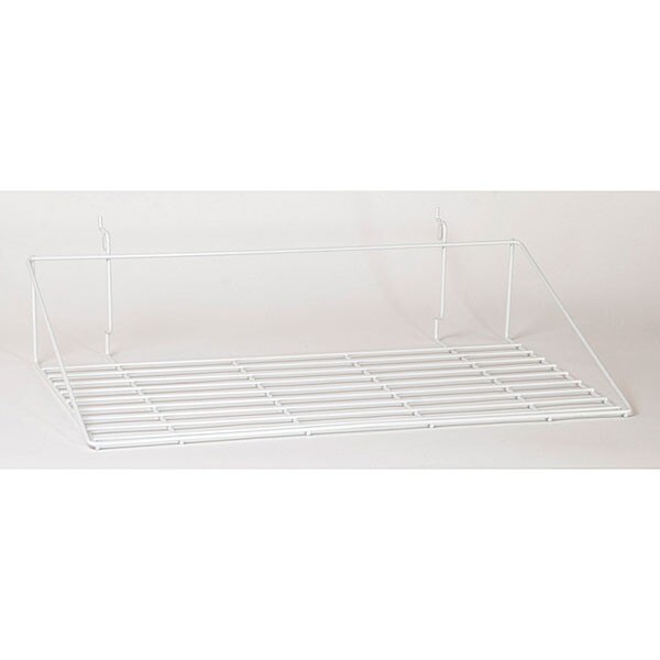 Double shirt shelf 23-1/2"w x 14"d Universal fit - white