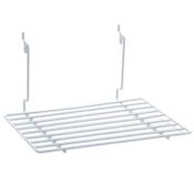 Flat shelf 12"w x 8"d Universal fit - white