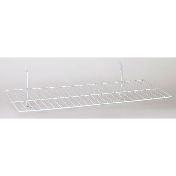 Flat shelf 23-1/2"w x 12"d Universal fit - white