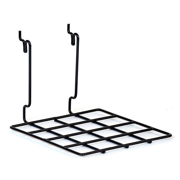 Flat shelf 8"w x 8"d Universal fit - black