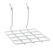 Flat shelf 8"w x 8"d Universal fit - white