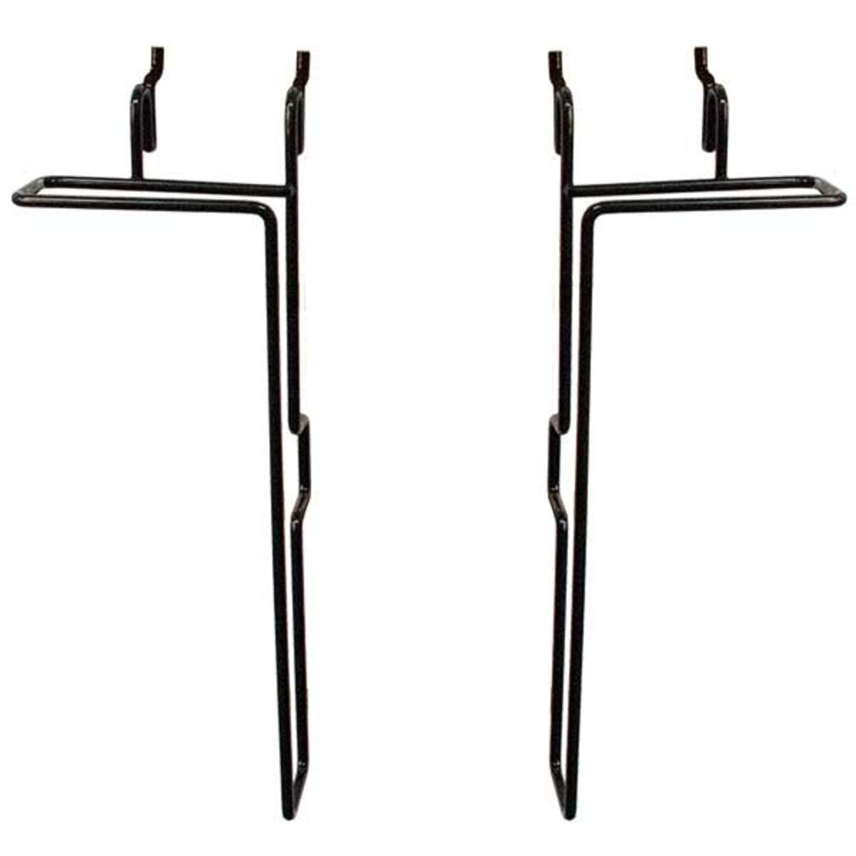 Universal Adjustable wire literature holder - 11"h x 1"d - black