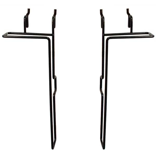 Universal Adjustable wire literature holder - 11"h x 1"d - black