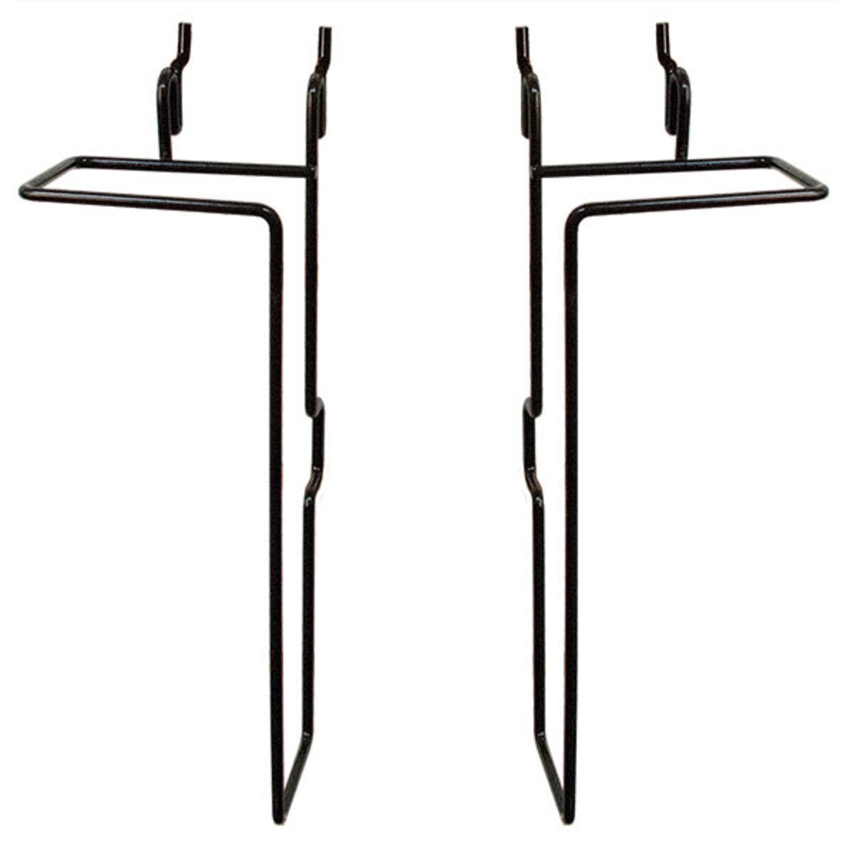 Universal adjustable literature holder - 11"h x 2"d - black