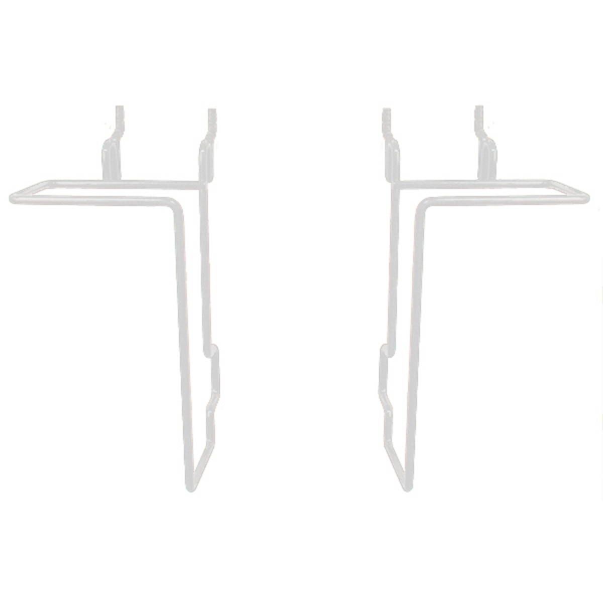 Adjustable literature holder - 8"h x 2"d Universal fit - white