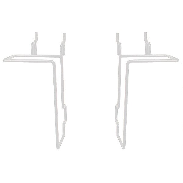 Adjustable literature holder - 8"h x 2"d Universal fit - white
