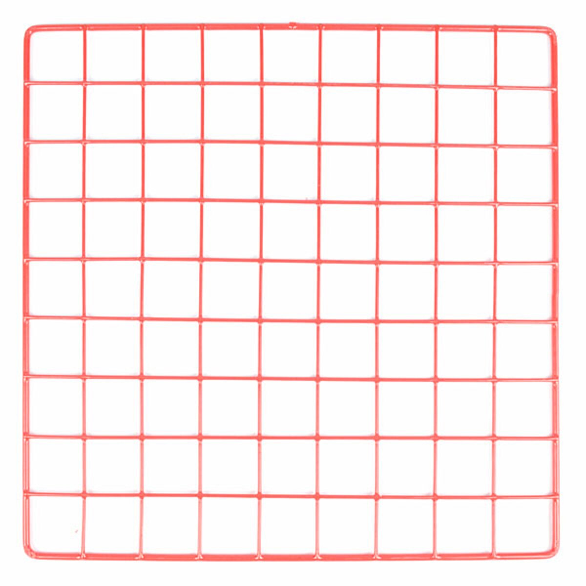 Mini grid 14" x 14" - red