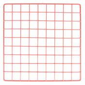 Mini grid 14" x 14" - red