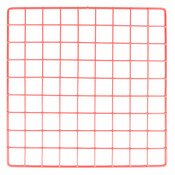 Mini grid 14" x 14" - red