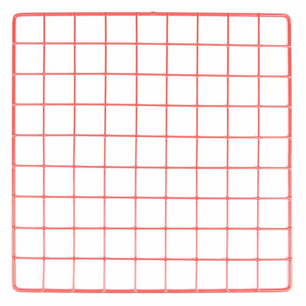 Mini grid 14" x 14" - red
