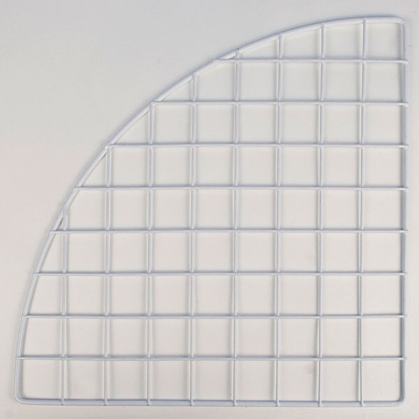 Mini grid corner 14" - white