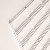 Slatgrid panel 2'x8'-white