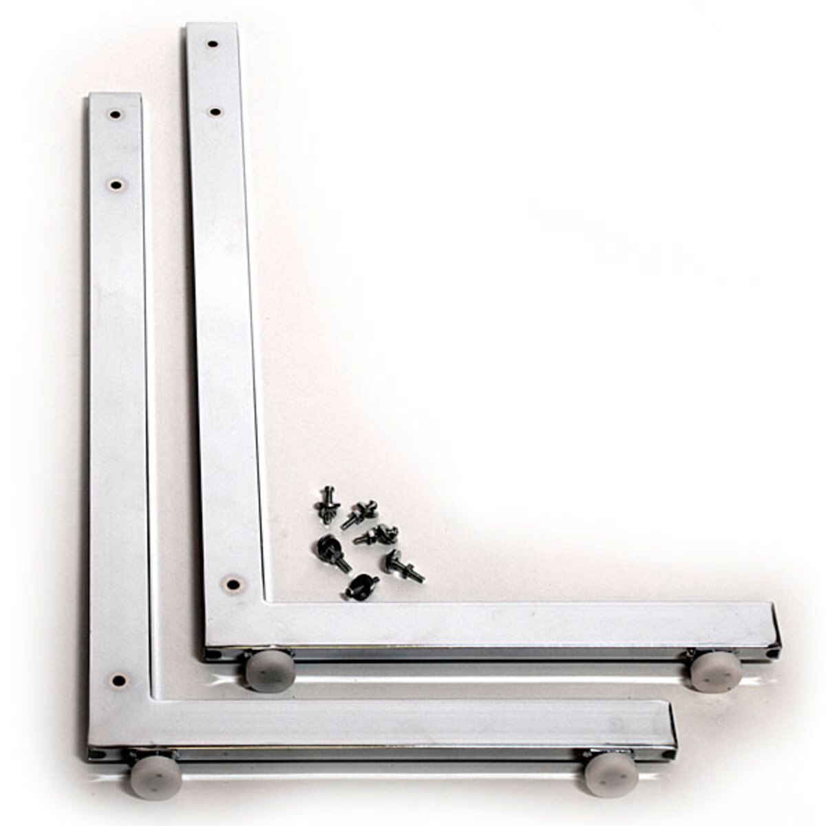 Grid legs L-style pair - chrome