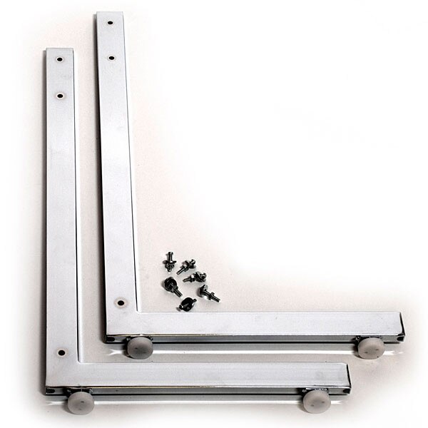 Grid legs L-style pair - chrome