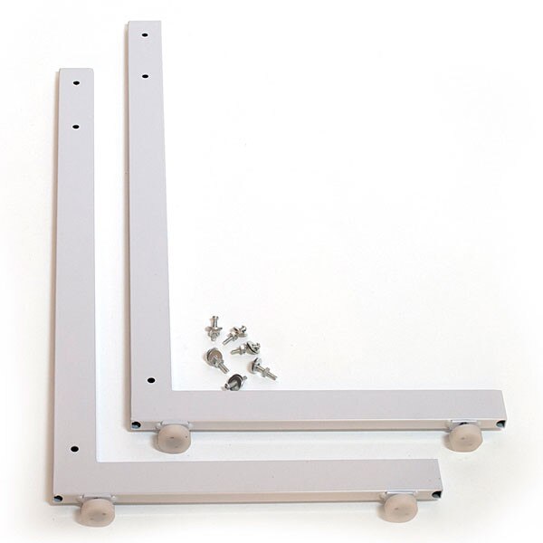 Grid legs L-style pair - white