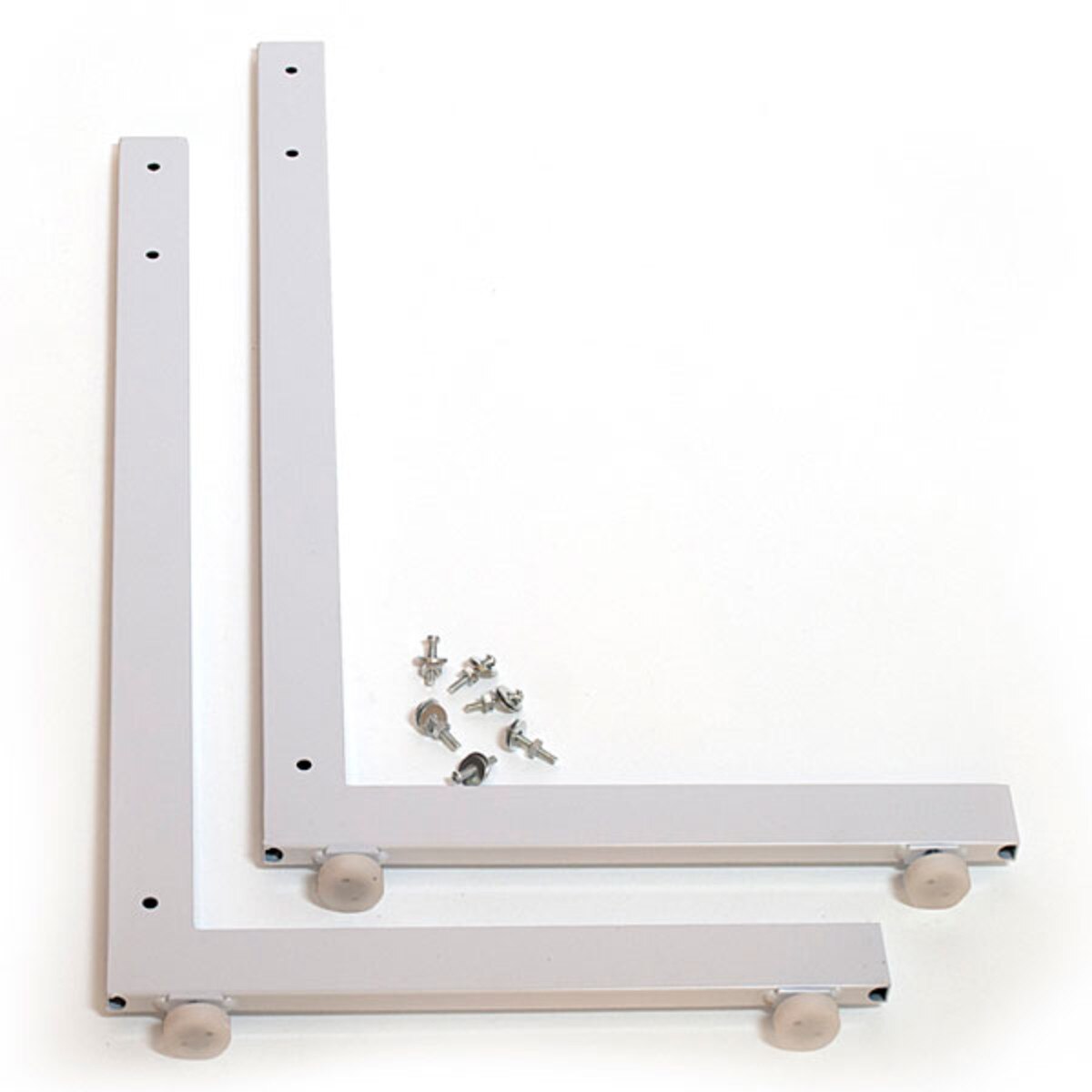 Grid legs L-style pair - white