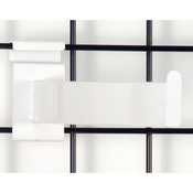 Gridwall faceout–12" rectangular tube– white