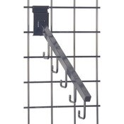 Gridwall 5 hook waterfall– black