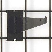 Gridwall 8" shelf bracket-black
