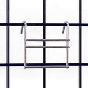Slatwall-to-grid adapter - chrome