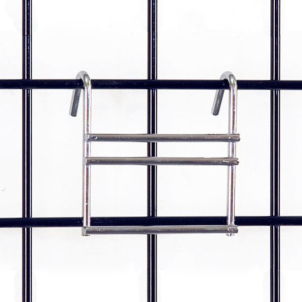 Slatwall-to-grid adapter - chrome