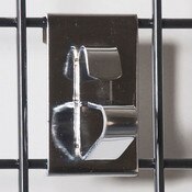 Grid wheel clip-chrome