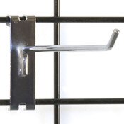 Gridwall hook 8" long - 1/4" wire chrome