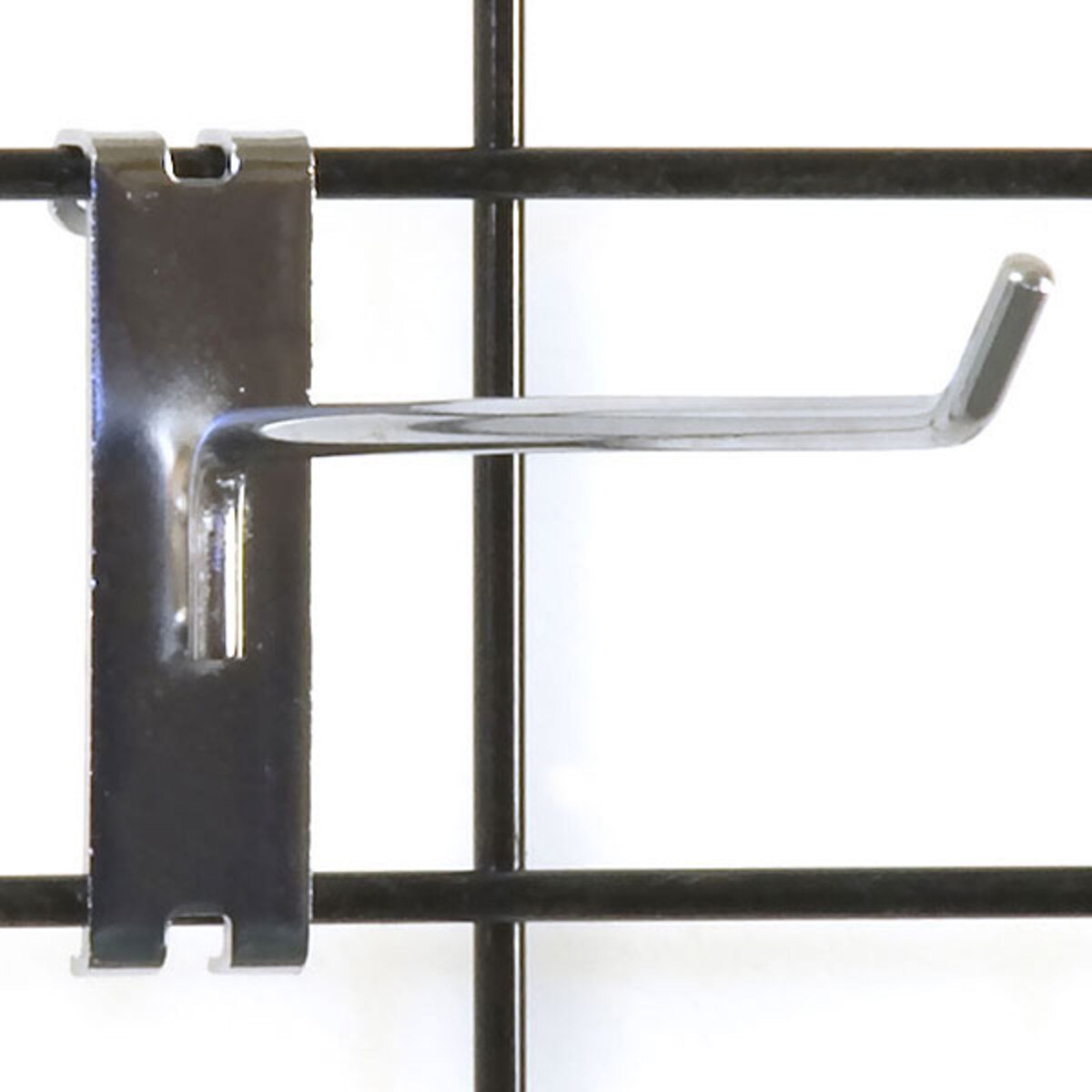 Gridwall hook 8" long - 1/4" wire chrome