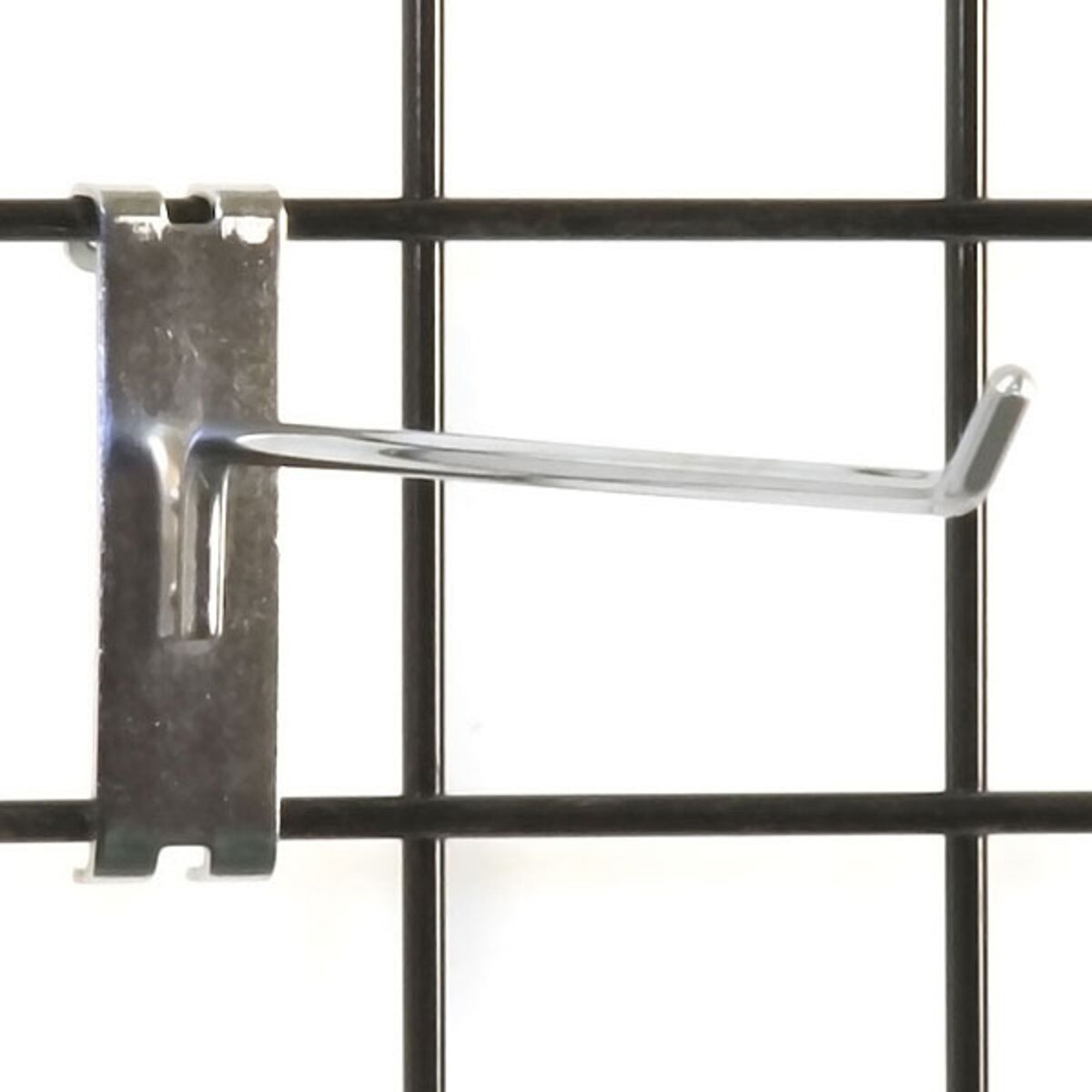Gridwall hook 10" long - 1/4" wire–chrome
