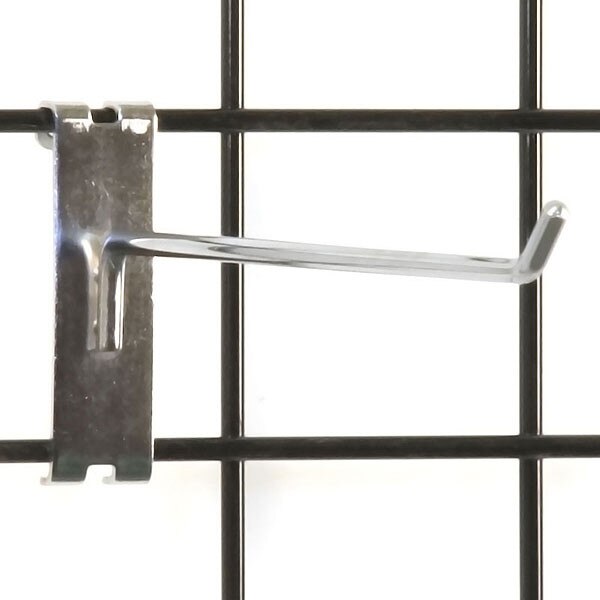 Black Peg Hooks for Grid Wall - 10