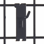 Gridwall hook 2" long - 1/4" wire–black