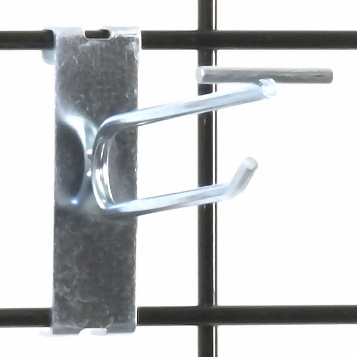 Gridwall scanner hook 4" - zinc
