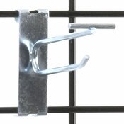 Gridwall scanner hook 4" - zinc