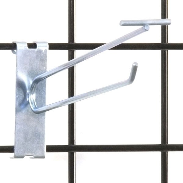 Gridwall scanner hook 8" - zinc