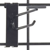 Gridwall scanner hook 4" - black