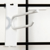 Gridwall scanner hook 4" - white