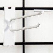 Gridwall scanner hook 6" - white
