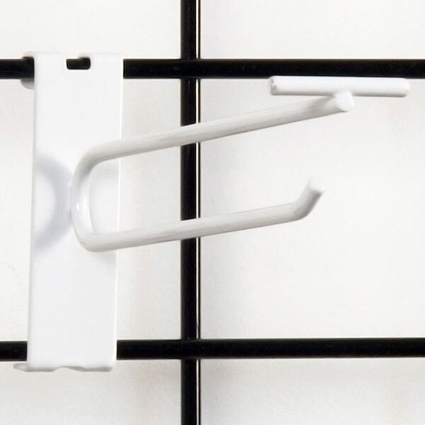 Gridwall scanner hook 6" - white