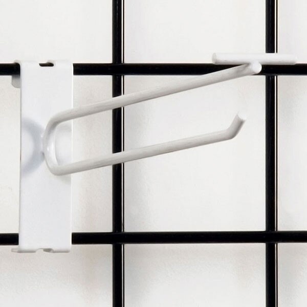 Gridwall scanner hook 8" - white