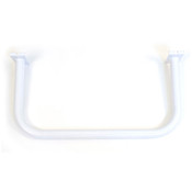 Grid U-shaped hangrail bracket-white