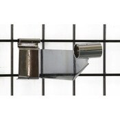 Grid hangrail bracket 1-1/16" diameter-chrome
