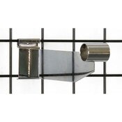 Grid hangrail bracket 1-1/4" diameter-chrome