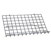 Adjustable grid shelf 24"w x 14"d-black
