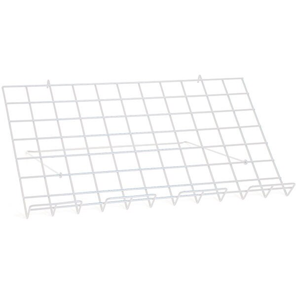 Adjustable grid shelf 24"w x 14"d-white