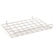 Flat grid shelf 24"w x 15"d-chrome